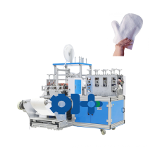 household Disposable Non-woven Microfiber Wash Cleaning Gloves Making Machine